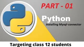 Python project for class 12 Installing mysql connector