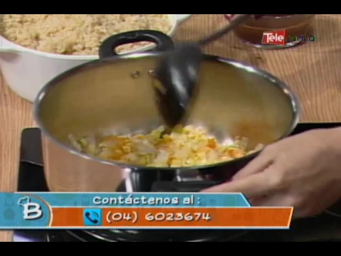 Arroz integral con hongos secos