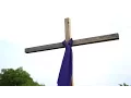 Good Friday cross-raising