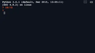 2 5 1 - Integer division Python