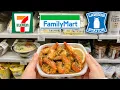24 HOURS Eating ONLY Convenience Store Food in JAPAN 7-Eleven vs Lawson vs FamilyMart
