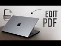How to Edit PDF File in Macbook tutorial