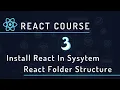 How to install Reactjs and the folder structure