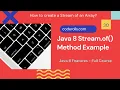 30 Java 8 Stream of Method Example