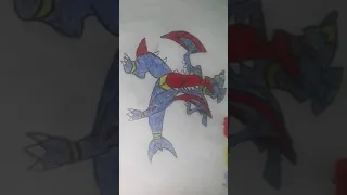 Mega garchomp Pokemon drawing like subscribe share comments