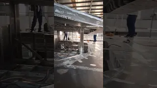 The roof is on #welding #aluminiumfabrication #performanceboats #boatbuild #construction