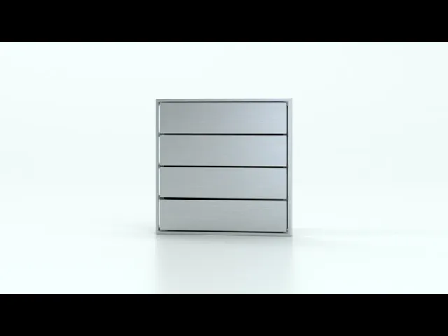 Пулт за управление с 4 бутона Omnia 80x80 FF EKINEX, EK-ED2-NC - елегантен и функционален дизайн.