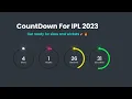 Circle Countdown Time Animation Using Html Css and Javascript