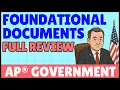 AP Government - Required Foundational Documents Full Guide