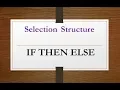 Selection Structure in GW BASIC If Then Else statement in GW BAIC GW BASIC lectures in