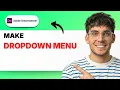 How to Make a Dropdown Menu in Dreamweaver 2026 Full Guide