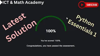 Python Essentials 1 Final Test Latest Solution Cisco Skills for all Cisco Networking Academy