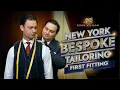 First Fitting of my First Bespoke Suit from a U S Tailor Paolo Martorano Bespoke Kirby Allison