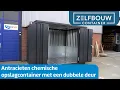 Download Lagu Antracieten chemische opslagcontainer met een dubbele deur