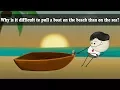 Lagu Friction - Why is it difficult to pull a boat on the beach than on the sea? | #aumsum #kids #science