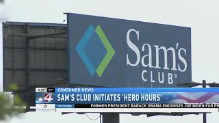 Sams club initiates hero hours