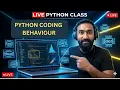 Python Full Course LIVE Beginner Coding Practice Day 4
