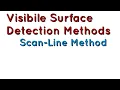 Scan Line Method