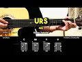 Urs - NIKI | Easy Guitar Tutorial For Beginners (CHORDS & LYRICS) #guitarlesson