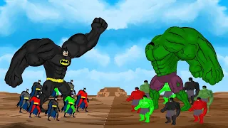 Evolution Of Hulk & BATMAN Family Avengers: Monsters Ranked From Weakest To Strongest???