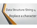 String Problem-4 Replace the character Java Implementation