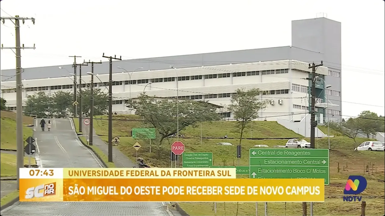 Universidade Federal da Fronteira Sul pode ter novo campus em São Miguel do Oeste