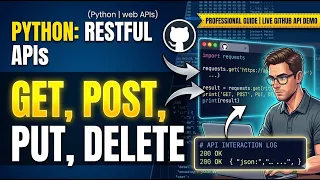 RESTful APIs Explained in Python GET POST PUT DELETE with GitHub API