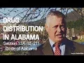 What you need to know about Drug distribution in Alabama pursuant to Alabama code section 13A 12 211