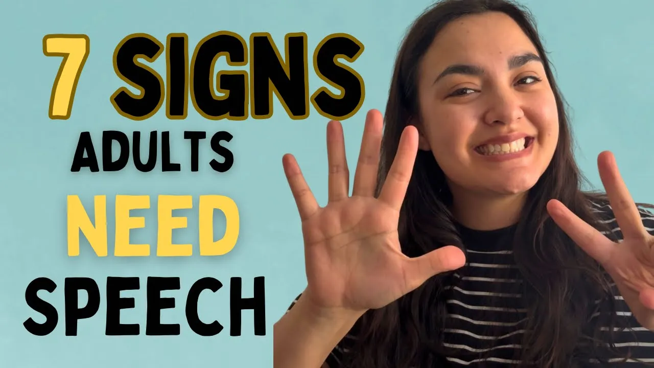 7 Signs your loved one needs Speech Therapy for Adults: (Even they're talking just fine)