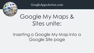 Google My Maps and Google Sites unite