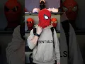 The spiderman mask is sooo cool