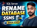 Rename Database SSMS