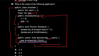 OCA JAVA SE 8 Programmer Guide Practice Test Chapter 1 31 - 40