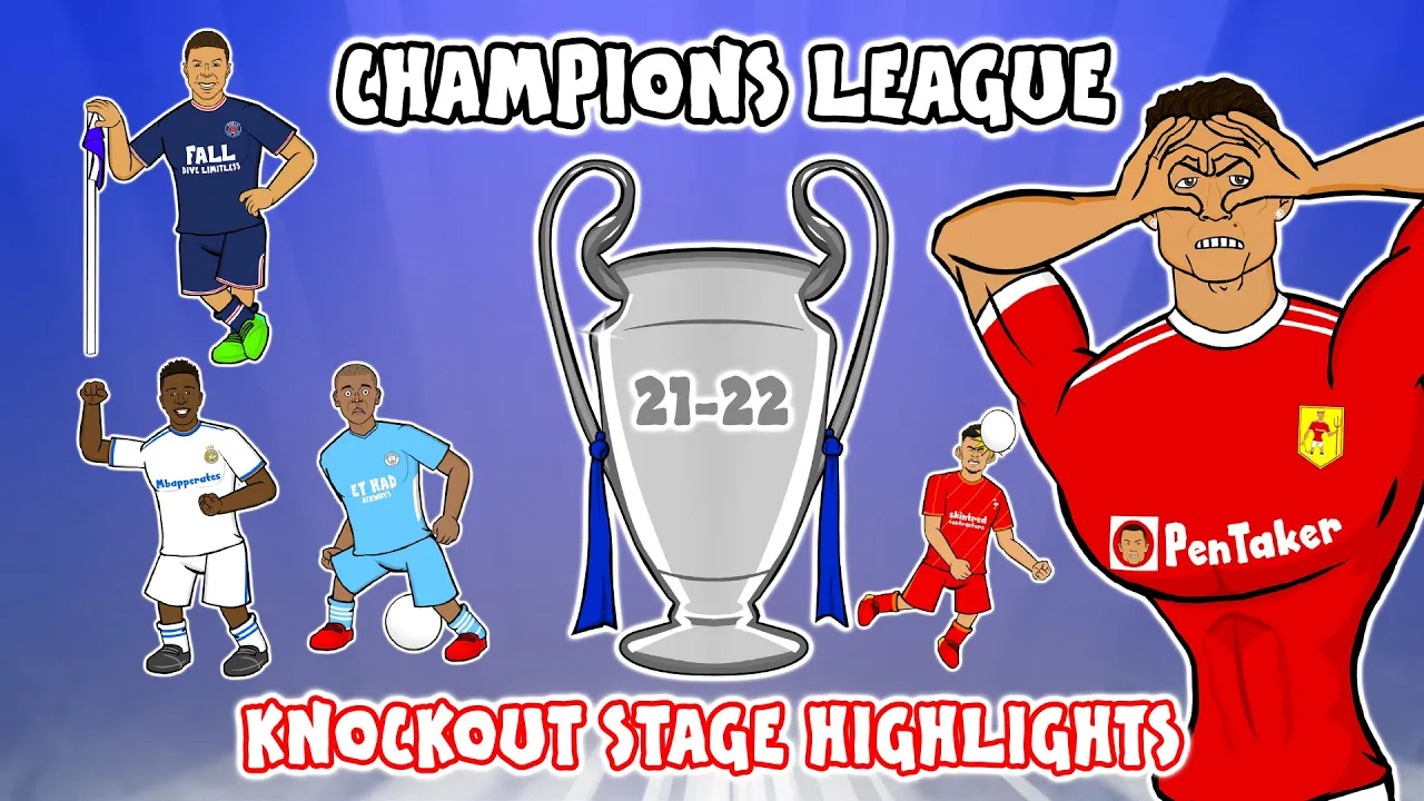 ????UCL KNOCKOUT STAGE HIGHLIGHTS???? 2021/2022 UEFA Champions League Best Games and Top Goals!