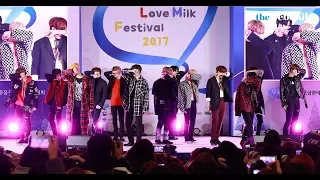 Download [WD영상] 타임스퀘어를 뒤흔든 응원소리! 세븐틴 Love Milk Festival 2017 축하공연 노컷 풀버전 MP3
