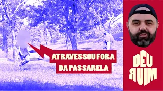 FLAGRA: PEDESTRES ATRAVESSANDO PELA PISTA E NÃO PELA PASSARELA! | DEU RUIM #3 com @EduPrimitivo