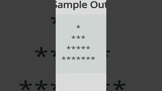 Pyramid Pattern Printing Program in C Programming Language