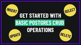 Node js PostgreSQL CRUD Tutorial INSERT SELECT UPDATE DELETE