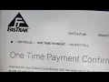 Rental and Bay bridge Toll FasTrak how to do a one time payment