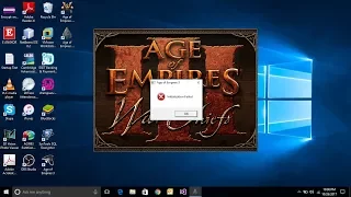 Fix problem - Initialization Failed Age of Empires 3