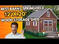 Ultimate Springfield Best Barn DIY Wood Shed Kit Tour