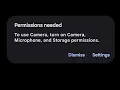 How to enable camera permissions in settings camera permissions settings