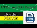 How to Give Border to Text in HTML CSS How to Give Margin in HTML CSS