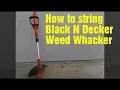 String Black N Decker Weedwhacker