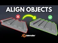 Easily Aligning Objects in Blender