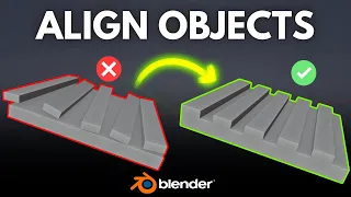 Easily Aligning Objects in Blender
