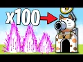 When the Cat Cannon is 100x STRONGER Battle Cats