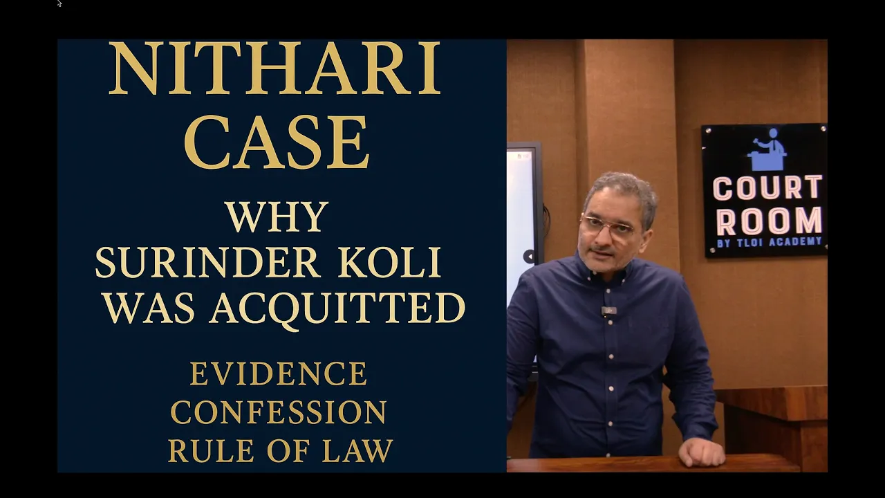Noida Nithari Case legally explained | Why Surinder Koli Was Acquitted by Supreme Court