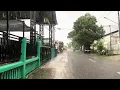Download Lagu Heavy Rain and Thunderstorms in Hijau Indah Village|Walking During a Thunderstorm in the Countryside