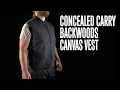 Rothco Concealed Carry Backwoods Canvas Vest 86900 - Video 4 of 1